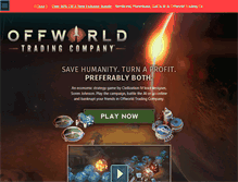 Tablet Screenshot of offworldgame.com